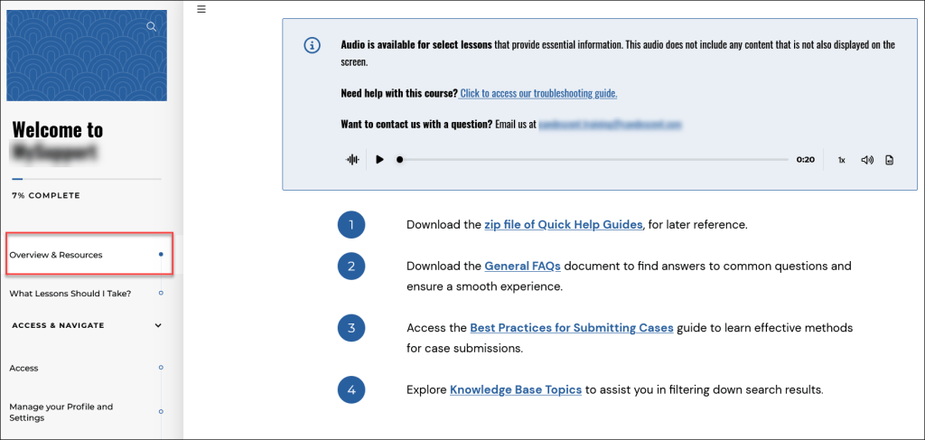 Screenshot of Rise resources